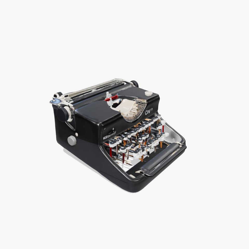 Vintage Typewriter D Model Pack